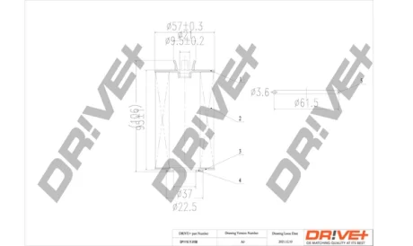 Drive+ Фільтр оливи (аналог WL7519) DR!VE+ DP1110.11.0158