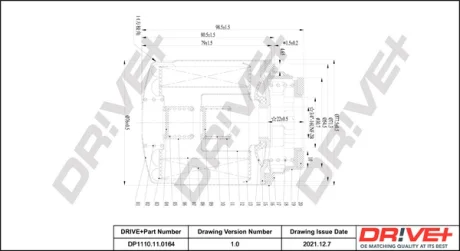 Drive+ - Фільтр оливи (аналог WL7494) DR!VE+ DP1110.11.0164
