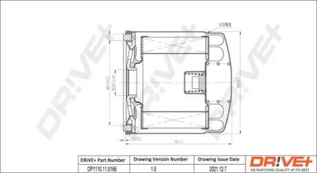Drive+ - Фільтр оливи (аналог WL7513) DR!VE+ DP1110.11.0166