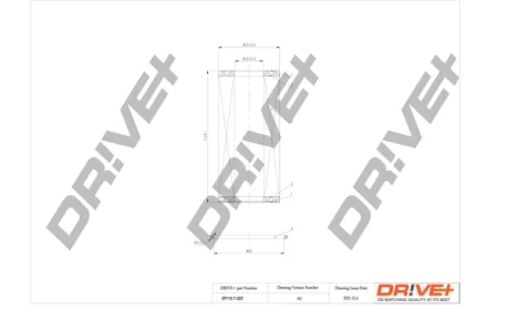Drive+ - Фільтр оливи (аналог WL7507) DR!VE+ DP1110.11.0237