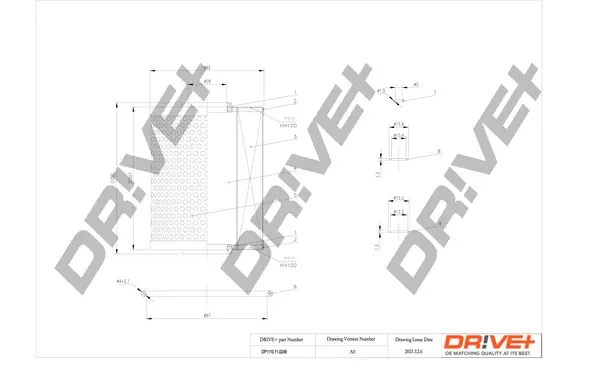 Drive+ - Фільтр оливи (аналог WL7040) DR!VE+ DP1110.11.0248 (фото 1)