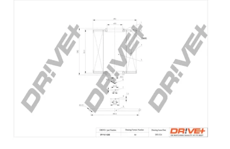 Drive+ - Фільтр оливи (аналог WL7042) DR!VE+ DP1110.11.0250