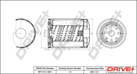 Drive+ Фільтр оливи (аналог WL7096) DR!VE+ DP1110.11.0271