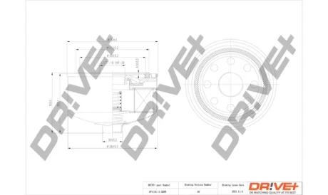 Drive+ - Фільтр оливи (аналог WL7414) DR!VE+ DP1110.11.0286