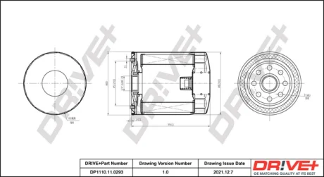 Drive+ Фільтр оливи (аналог WL7145) DR!VE+ DP1110.11.0293