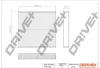 Drive+ - Фільтр салону (аналог WP9106) DR!VE+ DP1110.12.0094 (фото 1)