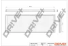 Drive+ Фільтр салону (аналог WP6800) DR!VE+ DP1110.12.0101 (фото 1)