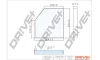Drive+ Фільтр салону (аналог WP2075) DR!VE+ DP1110.12.0169 (фото 1)