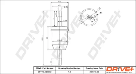 Drive+ Фільтр палива (аналог WF8130) DR!VE+ DP1110.13.0002