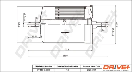 Drive+ - Фільтр палива (аналог WF8040) DR!VE+ DP1110.13.0013