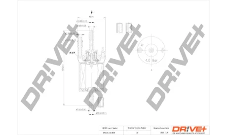 Drive+ - Фільтр палива (аналог WF8317) DR!VE+ DP1110.13.0019