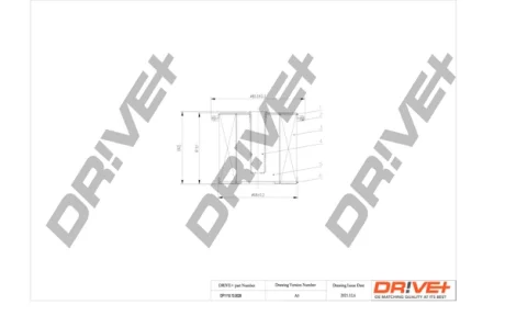 Drive+ Фільтр палива (аналог WF8021) DR!VE+ DP1110.13.0028