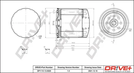 Drive+ Фільтр палива (аналог WF8048) DR!VE+ DP1110.13.0029