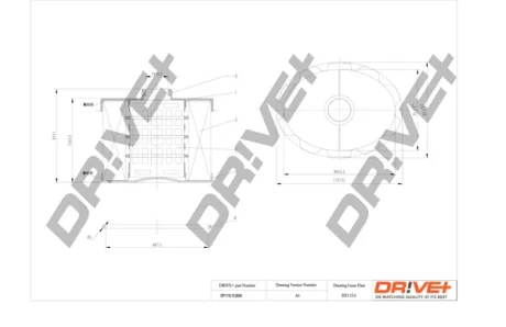 Drive+ - Фільтр палива (аналог WF8177) DR!VE+ DP1110.13.0034