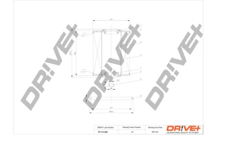 Drive+ - Фільтр палива (аналог WF8178) DR!VE+ DP1110.13.0036