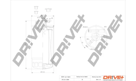 Drive+ - Фільтр палива (аналог WF8263) DR!VE+ DP1110.13.0049