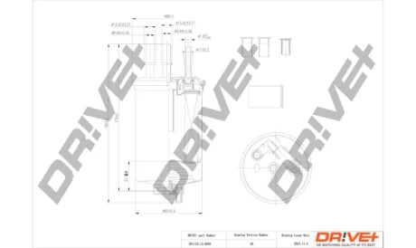 Drive+ - Фільтр палива (аналог WF8268) DR!VE+ DP1110.13.0050
