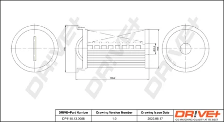 Drive+ Фільтр палива (аналог WF8240) DR!VE+ DP1110.13.0055