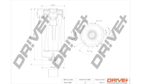 Drive+ - Фільтр палива (аналог WF8371) DR!VE+ DP1110.13.0092