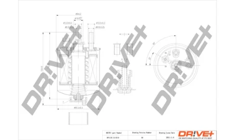Drive+ - Фільтр палива (аналог WF8474) DR!VE+ DP1110.13.0113