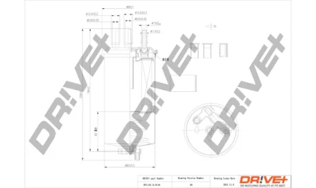 Drive+ - Фільтр палива (аналог WF8455) DR!VE+ DP1110.13.0116
