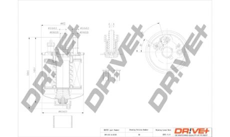 Drive+ - Фільтр палива (аналог WF8403) DR!VE+ DP1110.13.0133