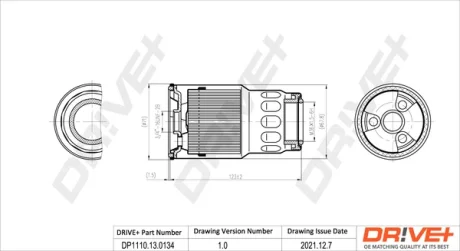 Drive+ Фільтр палива (аналог WF8218) DR!VE+ DP1110.13.0134