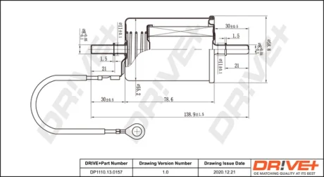 Drive+ - Фільтр палива (аналог WF8333) DR!VE+ DP1110.13.0157