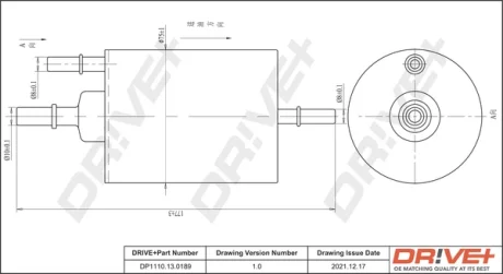 Drive+ Фільтр палива (аналог WF8325) DR!VE+ DP1110.13.0189