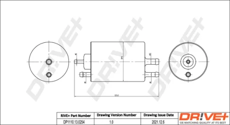 Drive+ Фільтр палива (аналог WF8175) DR!VE+ DP1110.13.0254