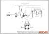 Drive+ Амортизатор (передній) Renault Scenic III 09- (Газ) DR!VE+ DP1610.10.0116 (фото 1)