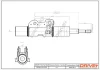 Drive+ Амортизатор (передній) MB Sprinter 509-519CDI/ VW Crafter 30-50 06- (Газ) DR!VE+ DP1610.10.0172 (фото 1)