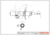 Drive+ Амортизатор (передній) лівий PEUGEOT 107/CITROEN C1 /TOYOTA AYGO (B10) 05- DR!VE+ DP1610.10.0206 (фото 1)