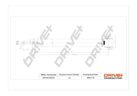 Drive+ - Амортизатор VW PASSAT B5.5 DR!VE+ DP1610.10.0514