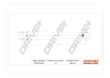 Drive+ - Амортизатор OPEL ASTRA G Hatchback DR!VE+ DP1610.10.0520