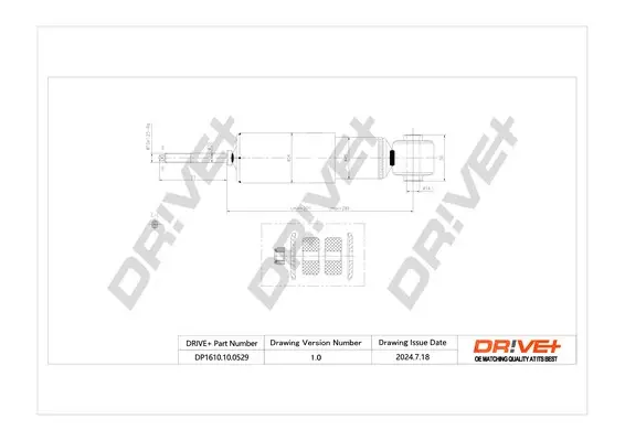Drive+ Амортизатор (передній) (Oil) DR!VE+ DP1610.10.0529 (фото 1)