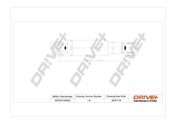 Drive+ - Амортизатор OPEL ASTRA H DR!VE+ DP1610.10.0542 (фото 1)