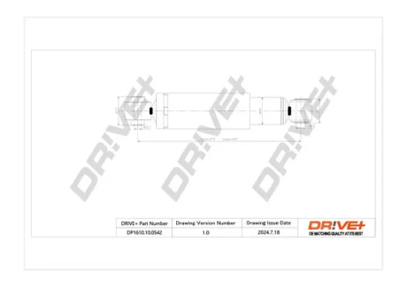 Drive+ - Амортизатор OPEL ASTRA H DR!VE+ DP1610.10.0542
