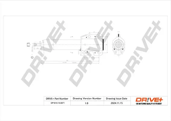Drive+ - Амортизатор MERCEDES-BENZ SPRINTER 3-t Van DR!VE+ DP1610.10.0571 (фото 1)