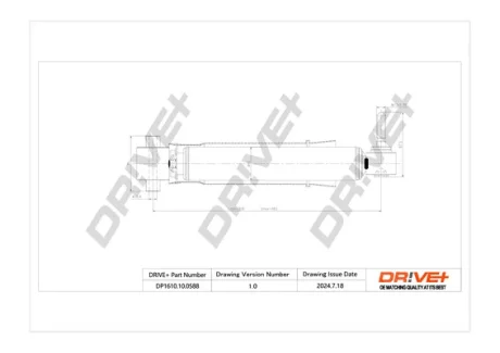 Drive+ - Амортизатор RENAULT MEGANE III Grandtour DR!VE+ DP1610.10.0588