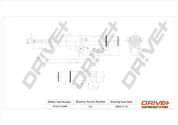 Drive+ - Амортизатор MERCEDES-BENZ SPRINTER 5-t Van DR!VE+ DP1610.10.0606 (фото 1)