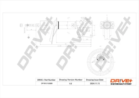 Drive+ - Амортизатор FIAT DOBLO MPV DR!VE+ DP1610.10.0626