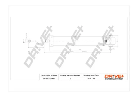 Drive+ - Амортизатор CITROËN C-CROSSER DR!VE+ DP1610.10.0691