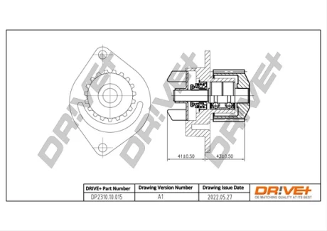 Drive+ Насос охолоджуючої рідини DR!VE+ DP2310.10.015