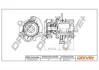 Drive+ Насос охолоджуючої рідини (аналог 06A121012G OE VAG) DR!VE+ DP2310.10.037 (фото 1)