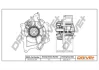 Drive+ Насос охолоджуючої рідини (аналог VKPC 83646 SKF) DR!VE+ DP2310.10.129 (фото 1)