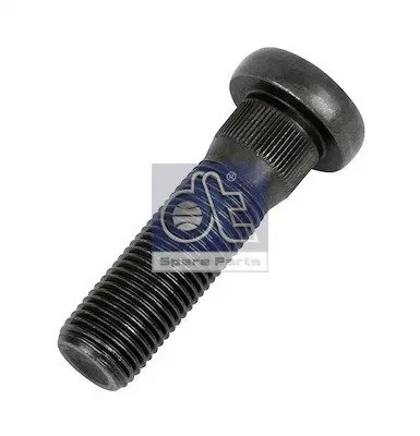 Болт колеса 7/8"-11BSFx81мм (довжина різьби 58мм, фосфатований) SCANIA 4, 4 BUS, F, G I, G II, K I, L, N BUS, P I, P II, R I, R II, S, T 05.95- DT 117136 (фото 1)