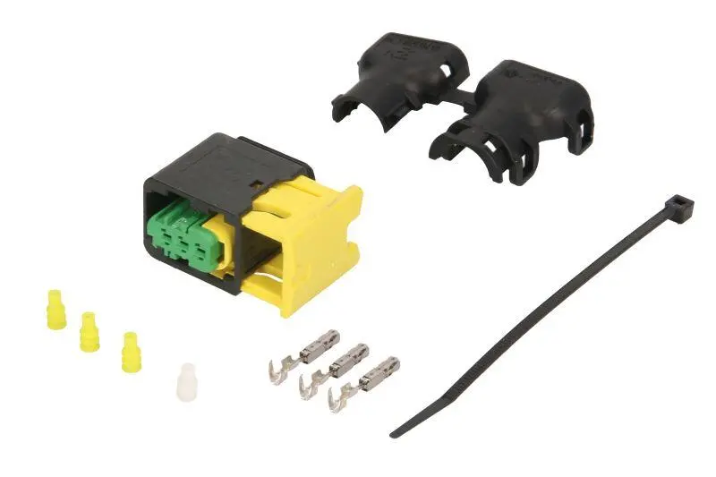 Електричний роз’єм (кількість контактів: 3, форма штекера: прямокутний, мама, HDSCS) DT 496021 (фото 1)