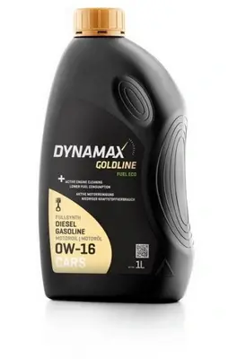 Олива GOLDLINE FUEL ECO 0W16 1L DYNAMAX 501965 (фото 1)