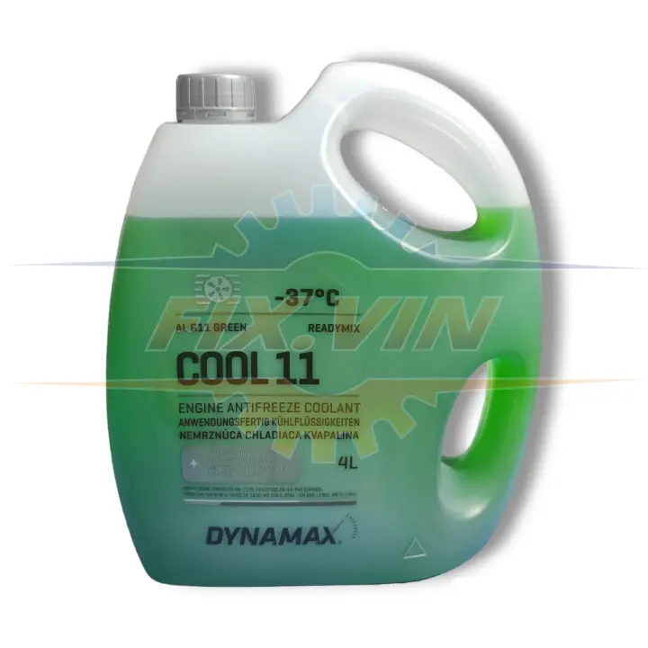 Антифриз COOL AL G11 -37 4 л зелений DYNAMAX 503275 (фото 1)